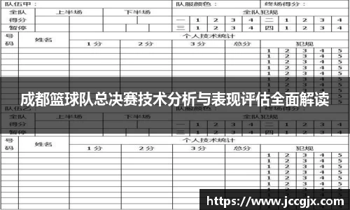 成都篮球队总决赛技术分析与表现评估全面解读
